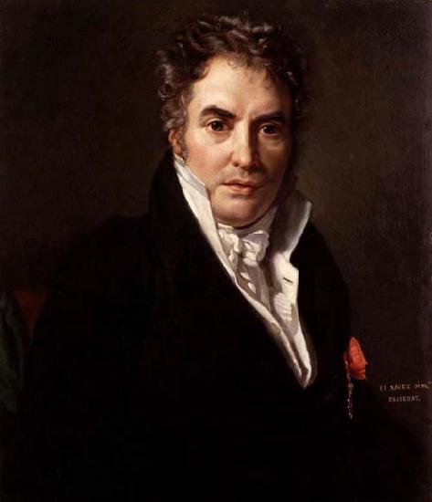 Francois Joseph Navez Portrait of Jacques-Louis David Sweden oil painting art